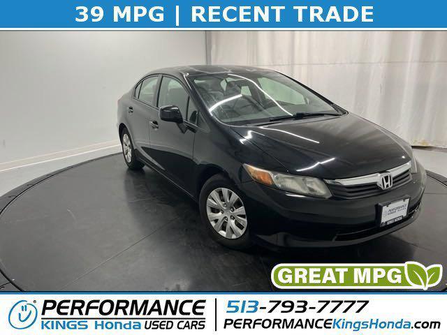 used 2012 Honda Civic car, priced at $8,053