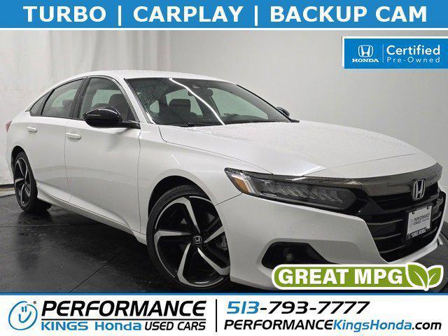 used 2021 Honda Accord car, priced at $25,275