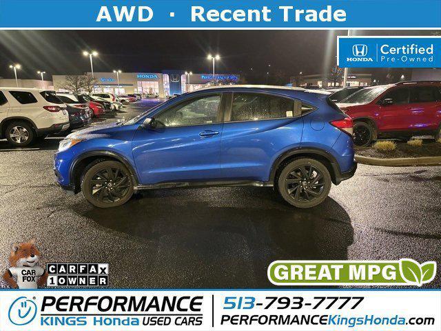 used 2021 Honda HR-V car, priced at $19,880