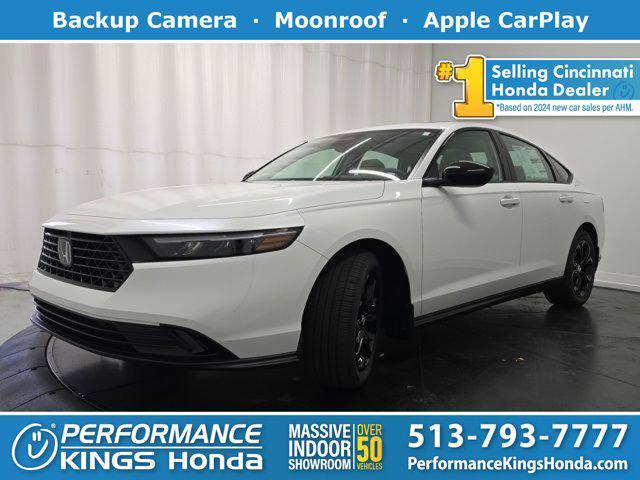 new 2025 Honda Accord car, priced at $30,705