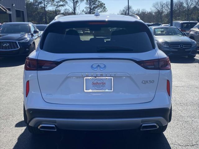 new 2025 INFINITI QX50 car, priced at $44,370