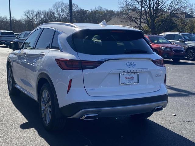 new 2025 INFINITI QX50 car, priced at $44,370