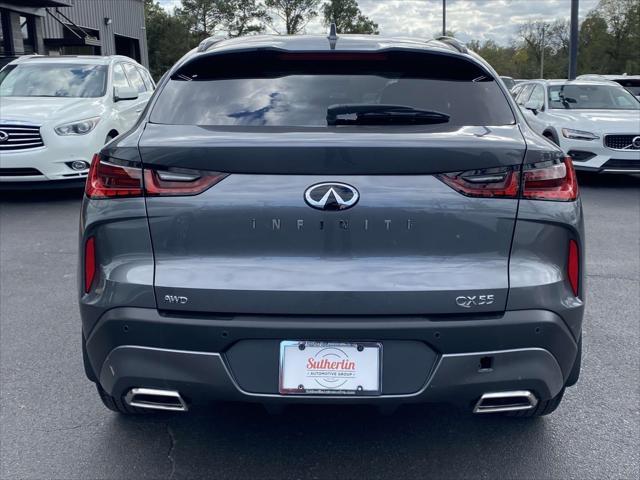 new 2025 INFINITI QX55 car, priced at $48,750