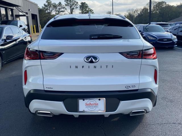 new 2025 INFINITI QX55 car, priced at $49,850