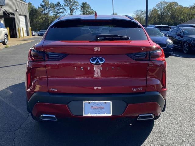 new 2025 INFINITI QX55 car, priced at $53,580