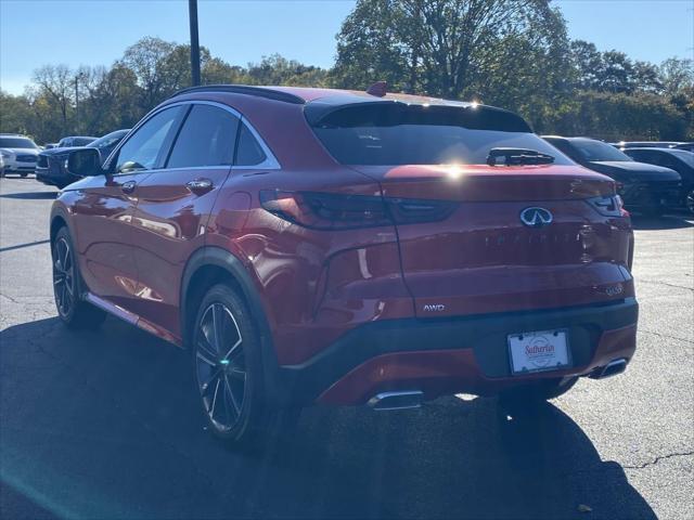 new 2025 INFINITI QX55 car, priced at $53,580