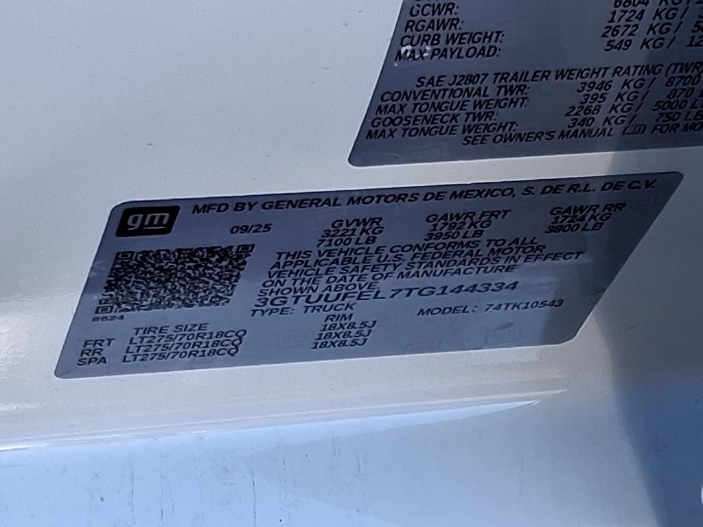 new 2026 GMC Sierra 1500 car, priced at $77,835