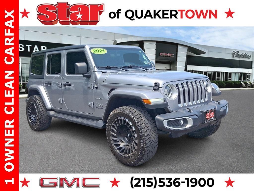 used 2021 Jeep Wrangler Unlimited car, priced at $30,298