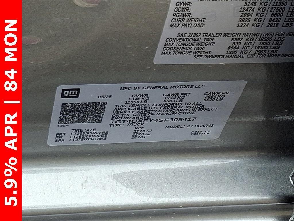 new 2025 GMC Sierra 2500 car, priced at $98,920
