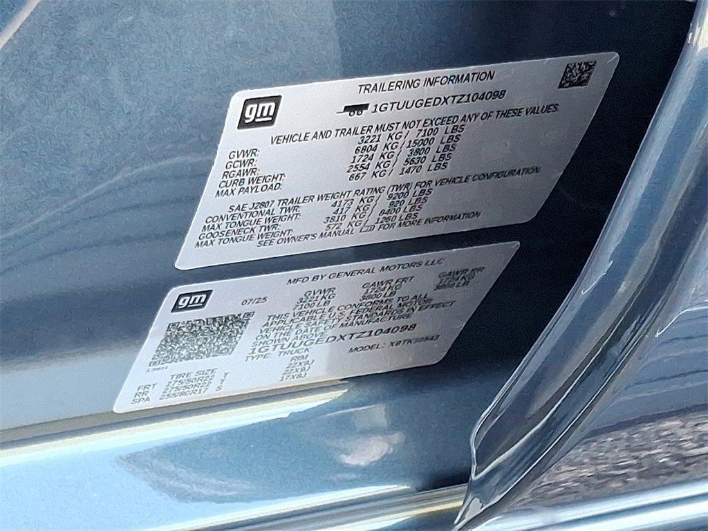 new 2026 GMC Sierra 1500 car, priced at $69,600