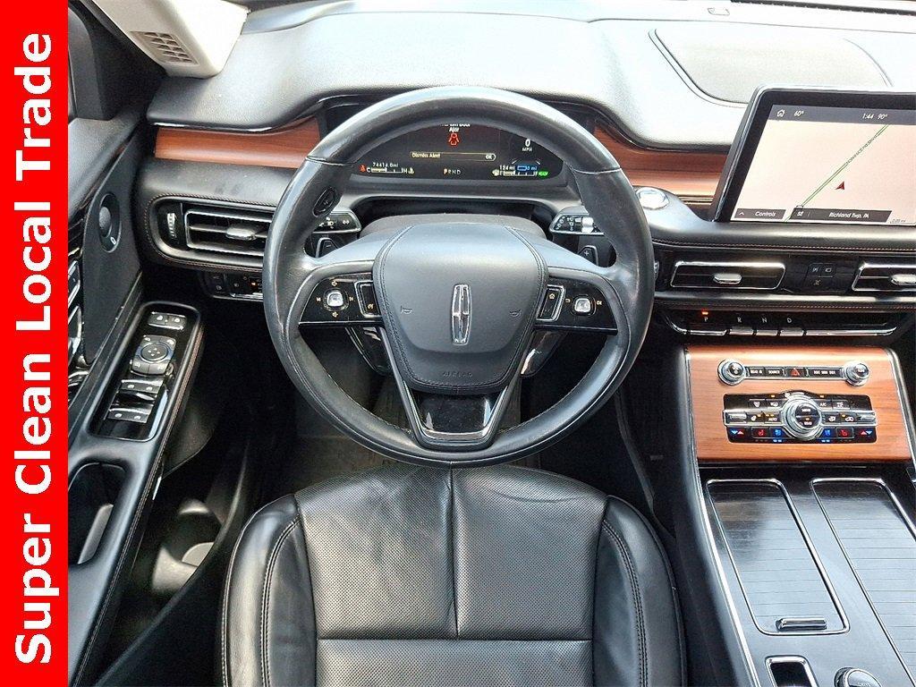 used 2021 Lincoln Aviator car, priced at $34,612