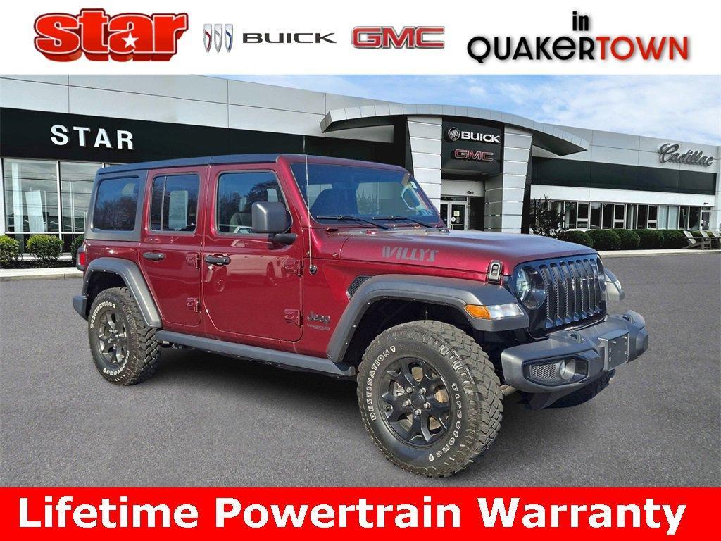 used 2021 Jeep Wrangler Unlimited car, priced at $31,351