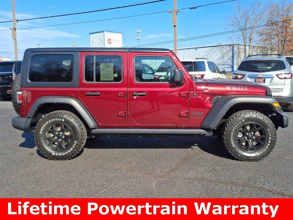 used 2021 Jeep Wrangler Unlimited car, priced at $31,351