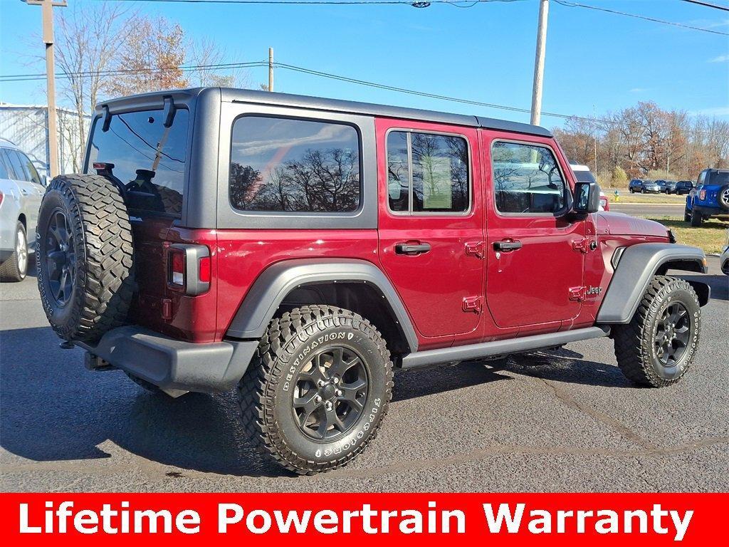 used 2021 Jeep Wrangler Unlimited car, priced at $31,351