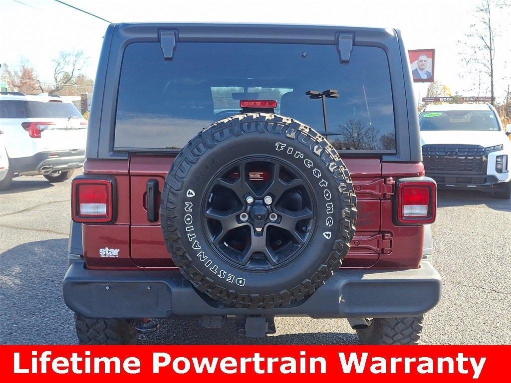 used 2021 Jeep Wrangler Unlimited car, priced at $31,351