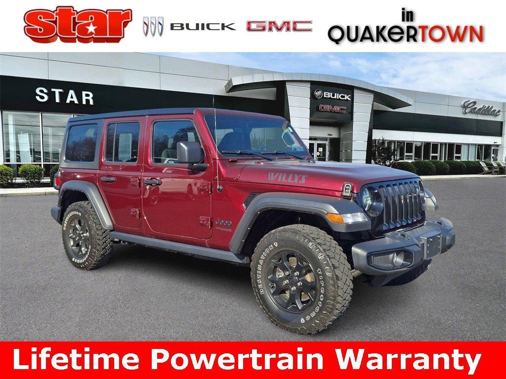 used 2021 Jeep Wrangler Unlimited car, priced at $28,940