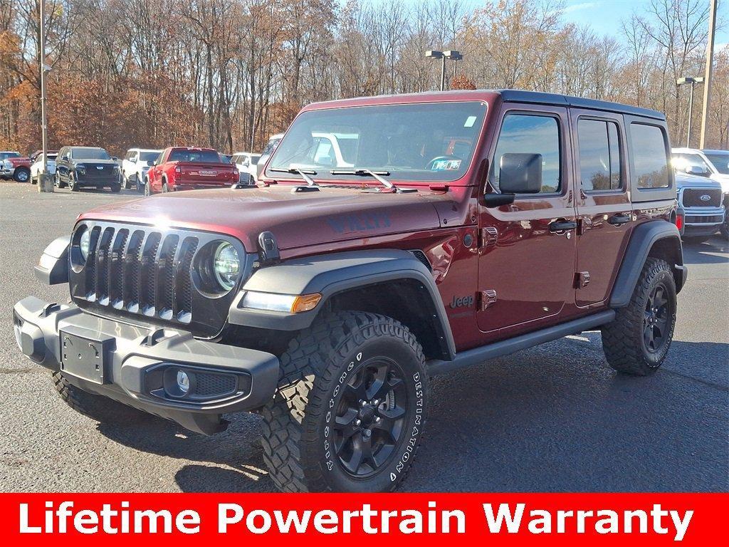 used 2021 Jeep Wrangler Unlimited car, priced at $31,351