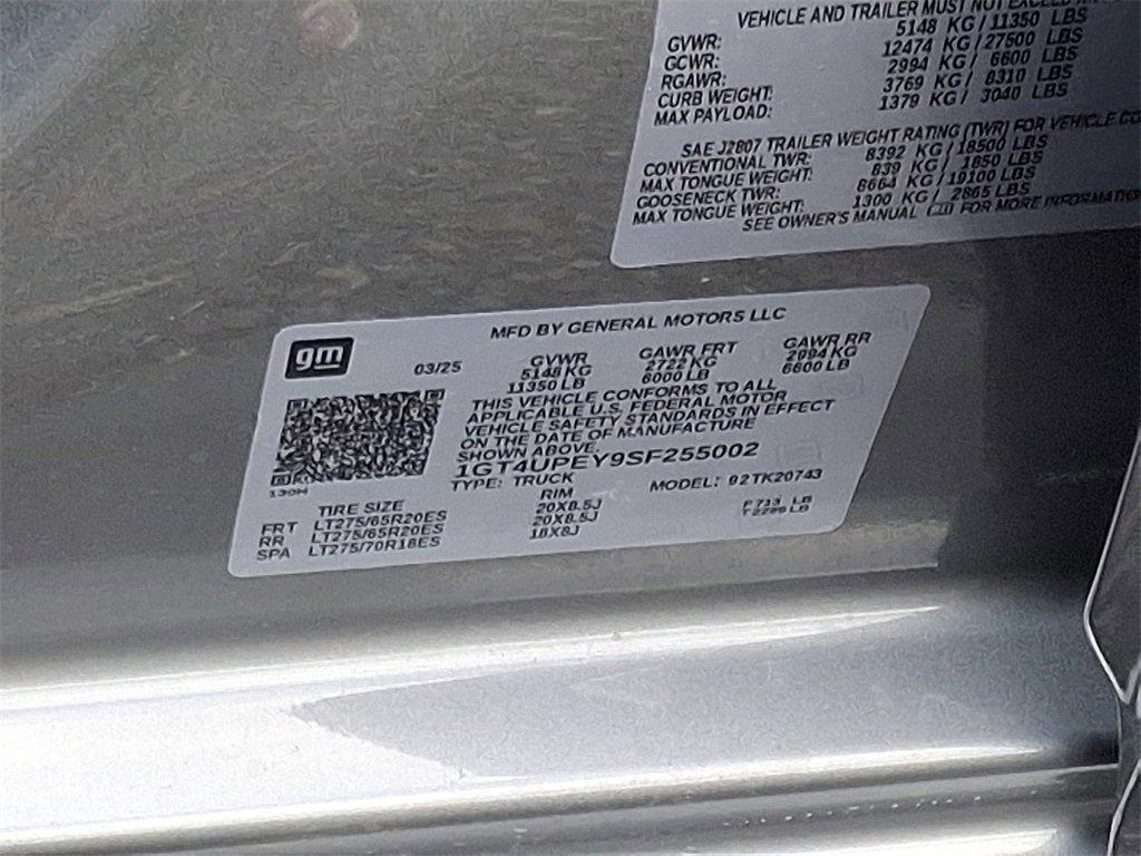 new 2025 GMC Sierra 2500 car, priced at $88,120