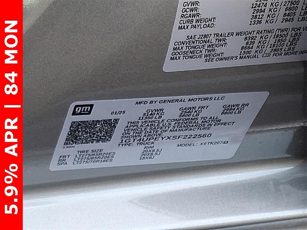 new 2025 GMC Sierra 2500 car, priced at $86,970