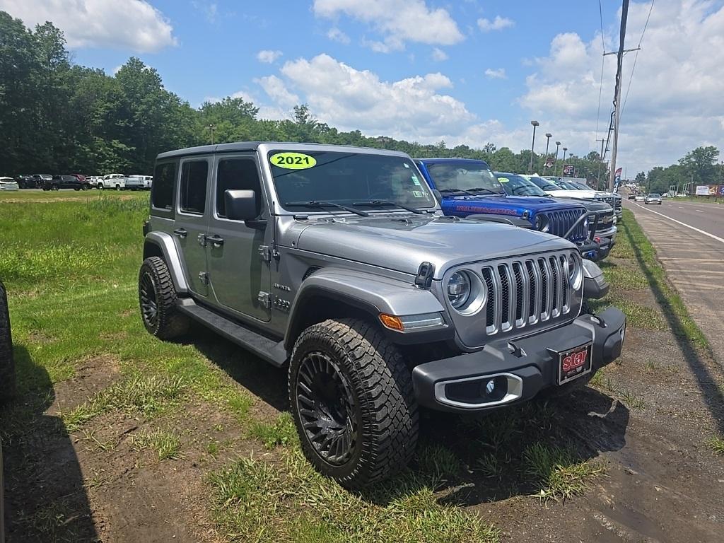 used 2021 Jeep Wrangler Unlimited car, priced at $31,995