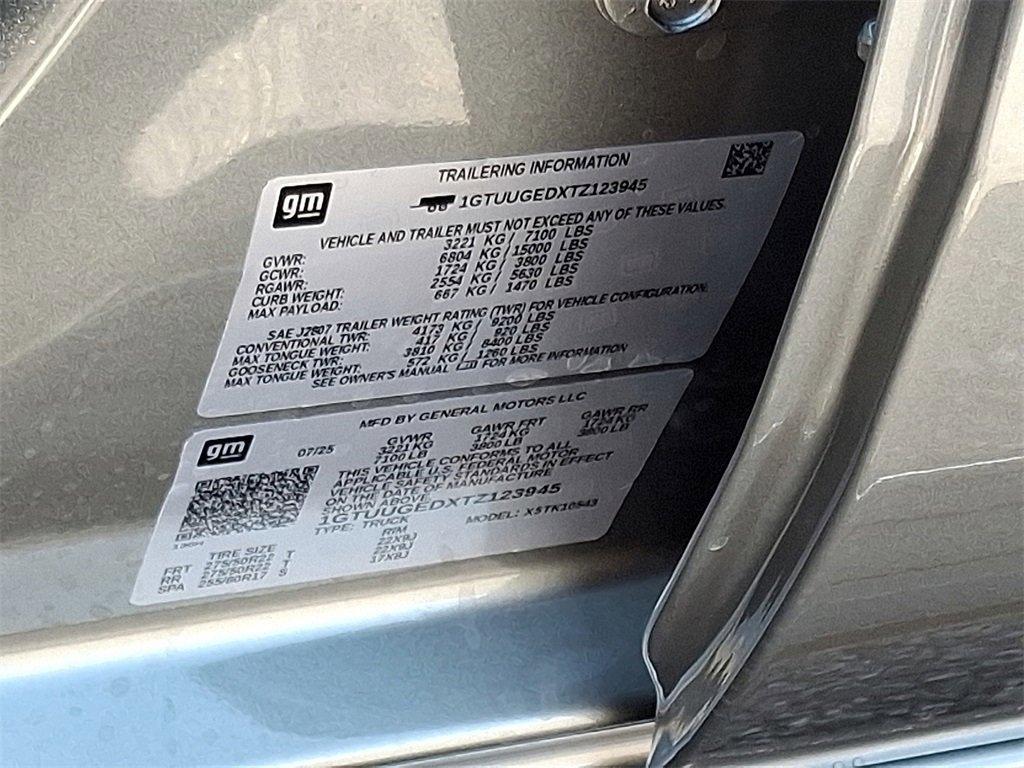 new 2026 GMC Sierra 1500 car, priced at $74,605