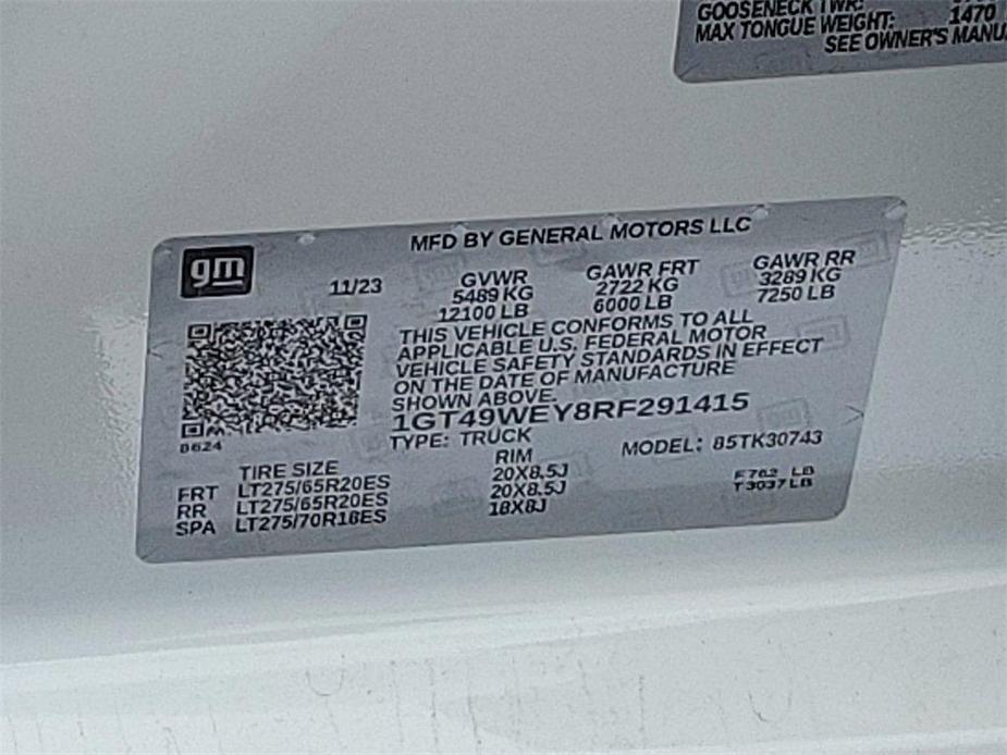 new 2024 GMC Sierra 3500 car, priced at $88,685
