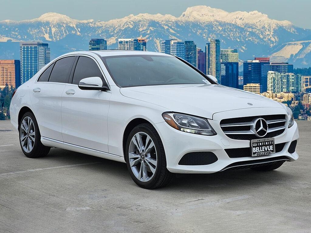 used 2018 Mercedes-Benz C-Class car, priced at $23,991