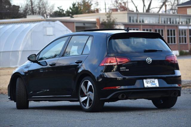 used 2018 Volkswagen Golf GTI car, priced at $21,495