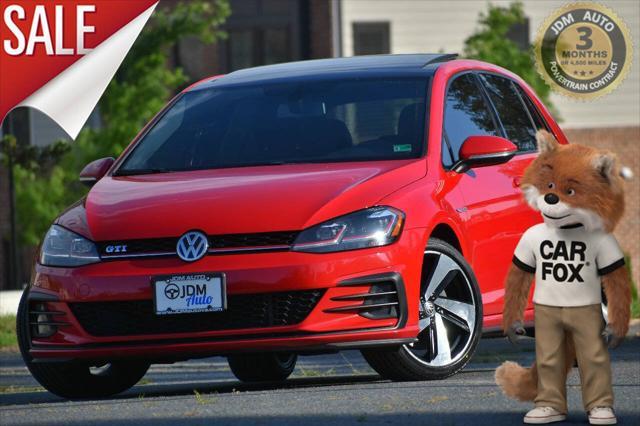 used 2018 Volkswagen Golf GTI car, priced at $14,995