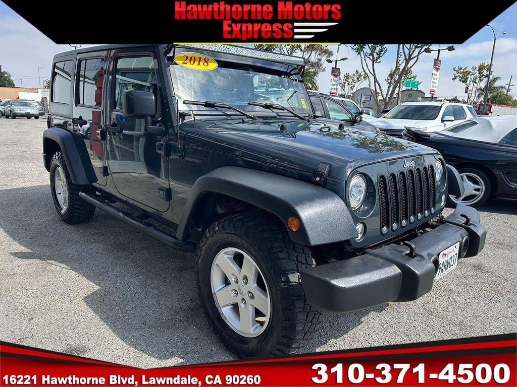 used 2018 Jeep Wrangler JK Unlimited car, priced at $19,900