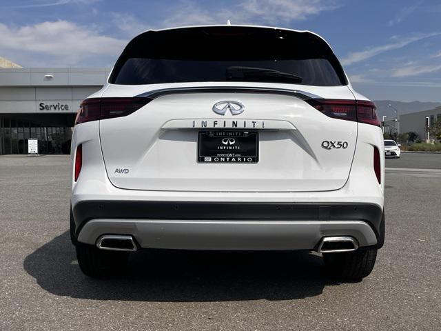 new 2025 INFINITI QX50 car, priced at $47,655