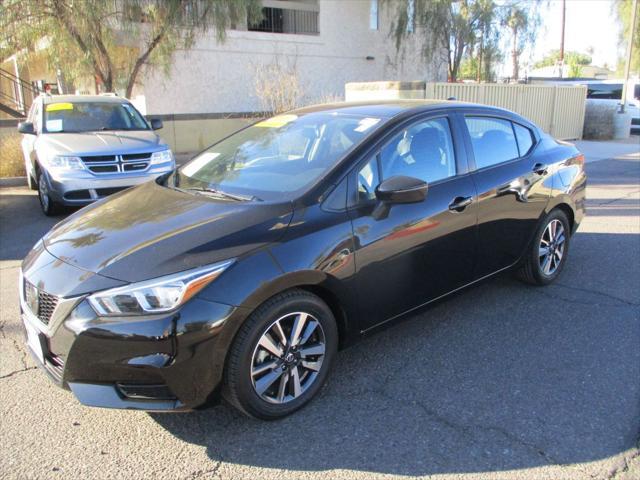 used 2021 Nissan Versa car, priced at $16,988