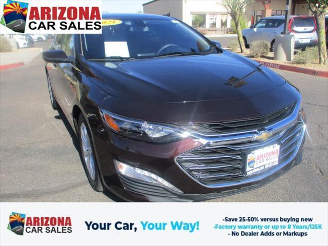 used 2021 Chevrolet Malibu car, priced at $17,187