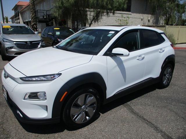 used 2021 Hyundai Kona EV car, priced at $22,596