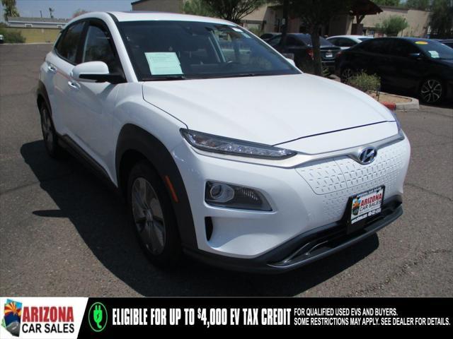 used 2021 Hyundai Kona EV car, priced at $22,596