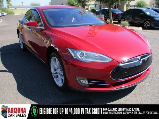 used 2014 Tesla Model S car, priced at $18,762