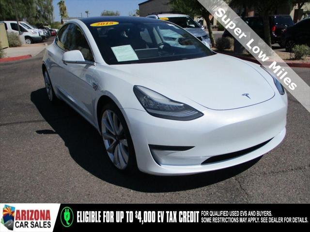 used 2018 Tesla Model 3 car, priced at $25,528