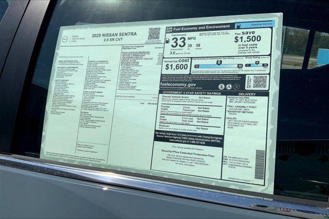 new 2025 Nissan Sentra car, priced at $27,914