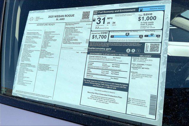 new 2025 Nissan Rogue car, priced at $39,030