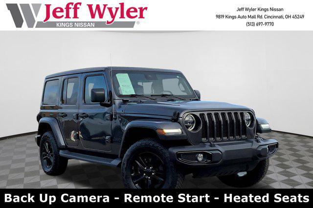 used 2022 Jeep Wrangler Unlimited car, priced at $38,129