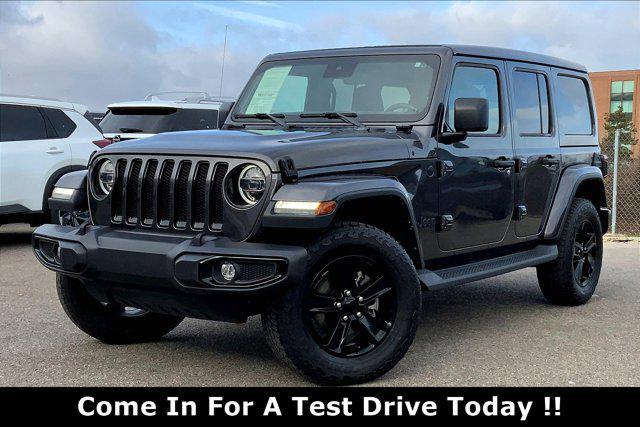 used 2022 Jeep Wrangler Unlimited car, priced at $38,129