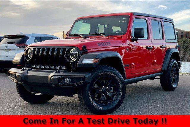 used 2022 Jeep Wrangler car, priced at $28,996