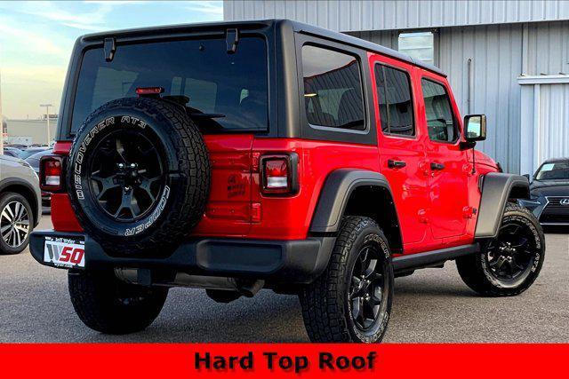 used 2022 Jeep Wrangler car, priced at $28,996