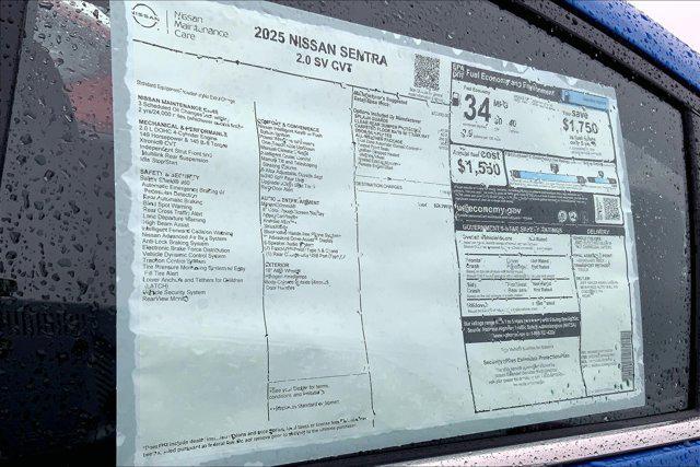 new 2025 Nissan Sentra car, priced at $23,341