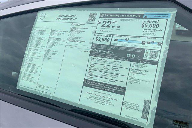 new 2024 Nissan Z car, priced at $48,887