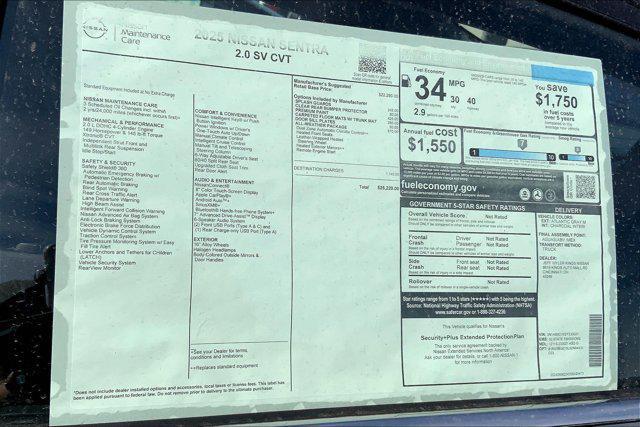 new 2025 Nissan Sentra car, priced at $23,723