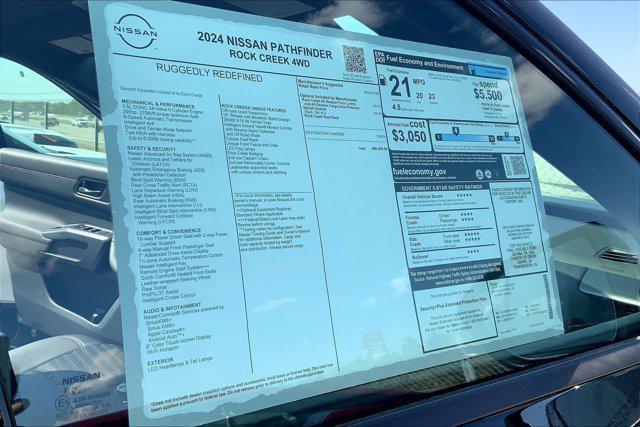 new 2024 Nissan Pathfinder car, priced at $38,211