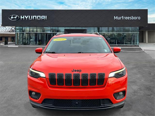 used 2021 Jeep Cherokee car, priced at $17,789