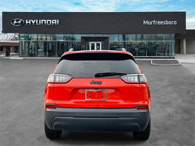 used 2021 Jeep Cherokee car, priced at $17,789