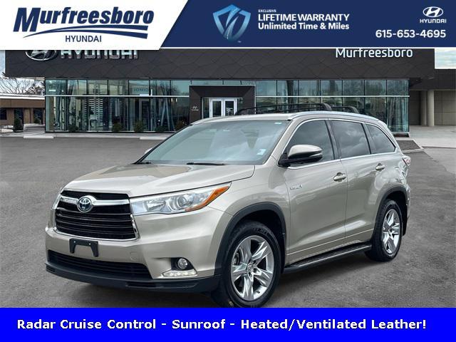 used 2015 Toyota Highlander Hybrid car, priced at $18,830